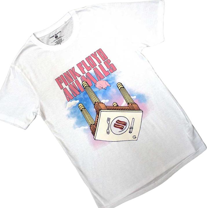 Immagine prodotto Pink Floyd Animals Bacon Table Maglietta Adulto Unisex (L)