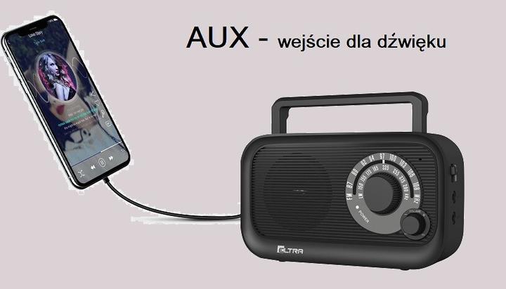 Produktbild Elta Radio HANIA czarny (LW, FM)