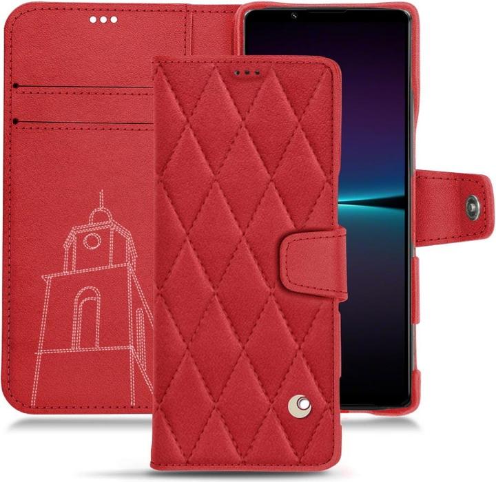 Actual product image Noreve Leather wallet with horizontal flap (Sony Xperia 1 IV)