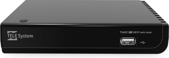 Immagine prodotto Telesystem TELE System TS6821 set-top box TV Ethernet (RJ-45), Terrestre Full HD Nero (DVB-T2, DVB-T)