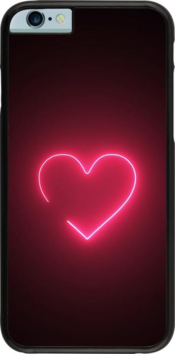 Produktbild PhoneLook Hülle Valentine 2023 single neon heart (Apple iPhone 6)
