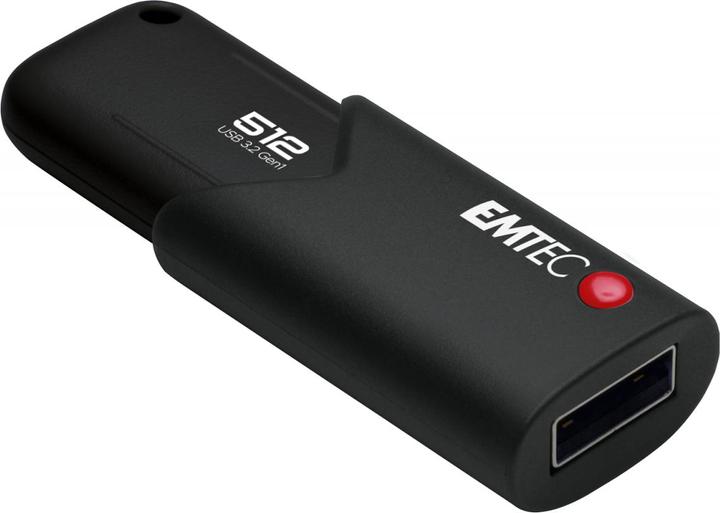 Actual product image Emtec B120 Click Secure (512 GB, USB-A, USB 3.2)