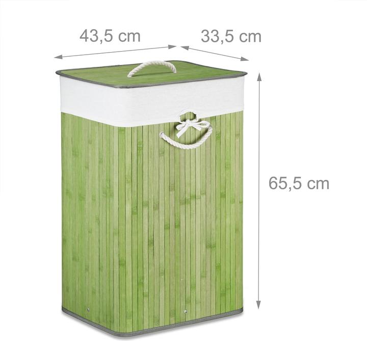 Actual product image Relaxdays Rectangular Hamper (83 l)