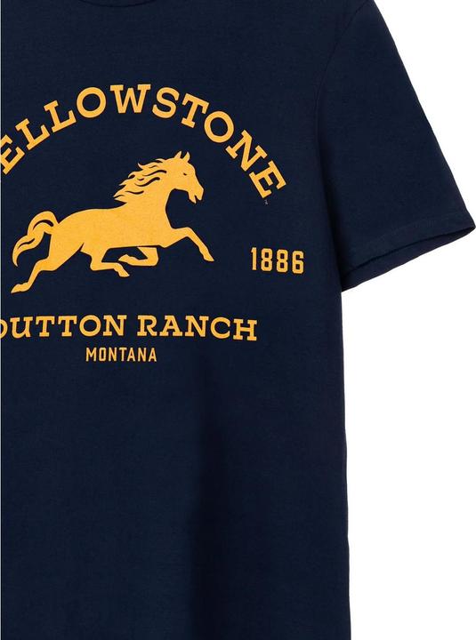 Immagine prodotto Yellowstone Dutton Ranch Maglietta Logo Maniche Corte Uomo (S)