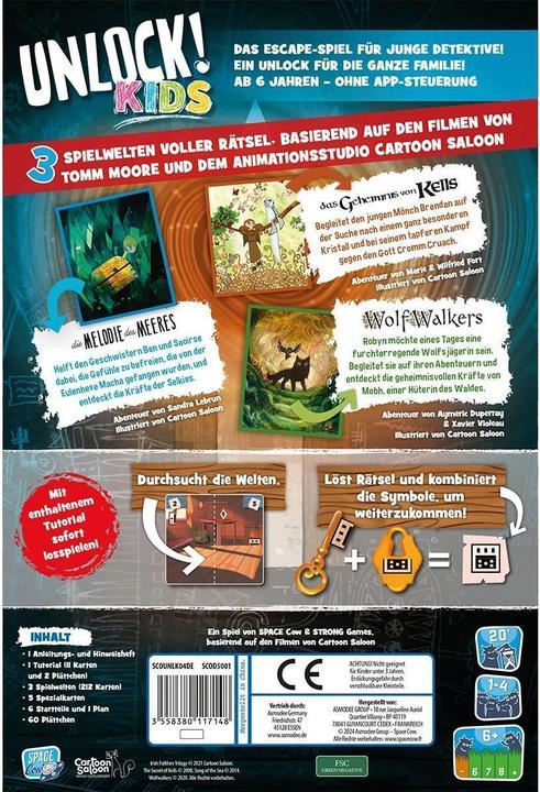 Actual product image Swissgames-Spiele Unlock! Kids Irische Sagen (German)