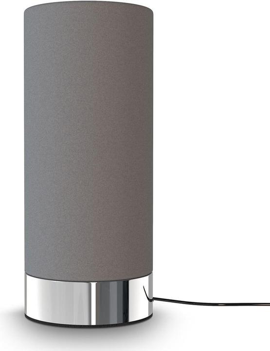 B.K.Licht Lampe de table, chrome-gris, 1xE14/40W max. excl. (E14)