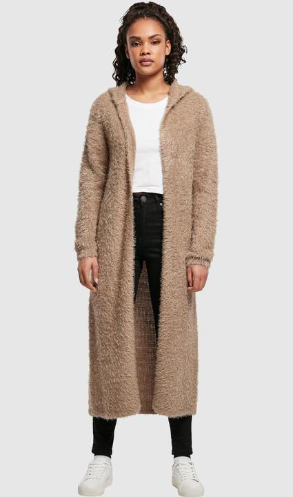 Produktbild Urban Classics Ladies Hooded Feather Cardigan (XL)