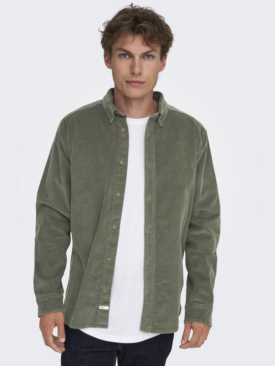 Produktbild Only & Sons Onsmichael 18w Reg Cord Stretch Ls Noos (XS)