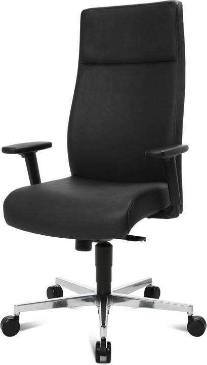 Topstar Profi Chief 300 desk chair genuine leather black - height adjustable