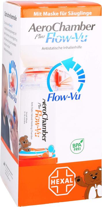 Produktbild Sandoz AeroChamber plus Flow-Vu mit Maske für Säuglinge, 1 St. Inhalierhilfe