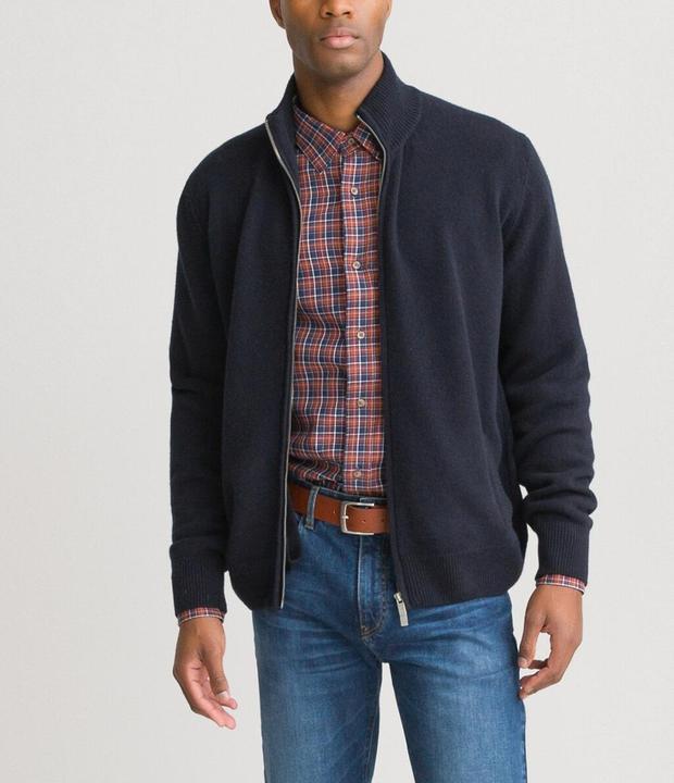 Actual product image La Redoute Collections 100% Lambswool Cardigan (XXL)