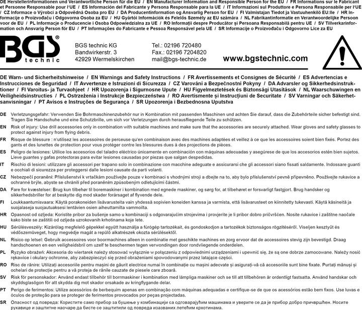 Image du produit BGS Douille à choc, six pans, extra longue pour perceuses 6,3 mm (1/4") 8 mm (8 mm)