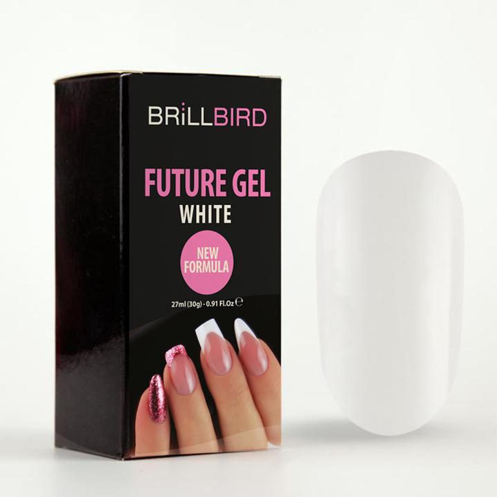 Actual product image BrillBird Future Gel - White New Formula 30g (White, UV gel varnish)
