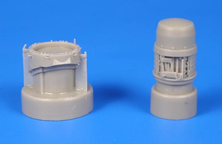 Actual product image CMK Mirage F.1-1/72 Cyrano IV Radar with Pre Pressurized Casing
