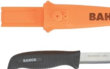 Produktbild Bahco Messer aus Kohlenstoffstahl mit 2-Komponenten-Griff - 15 Stück im Thekendisplay (Cutter)
