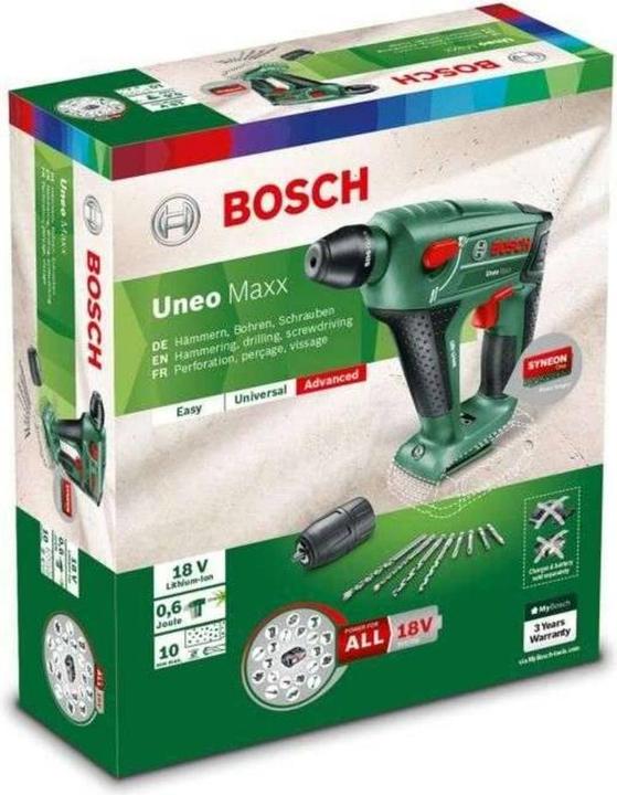 Actual product image Bosch Home & Garden Uneo Maxx (Rechargeable battery operated)