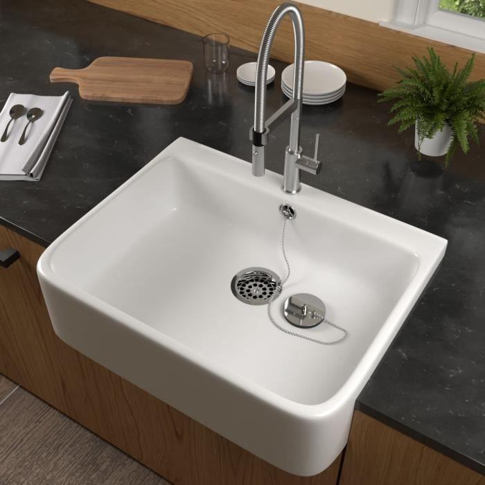 Actual product image Villeroy & Boch V&B Sink O.NOVO 495x170x400mm white (Fitted sink, 40 cm, 49.50 cm)