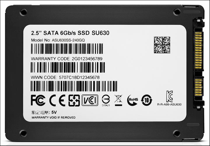 Actual product image Adata Ultimate SU630 (240 GB, 2.5")