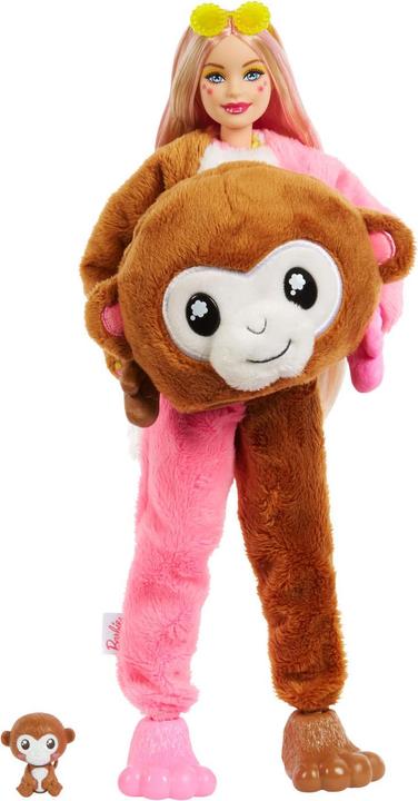 Actual product image Barbie Cutie Reveal in monkey costume with colour change