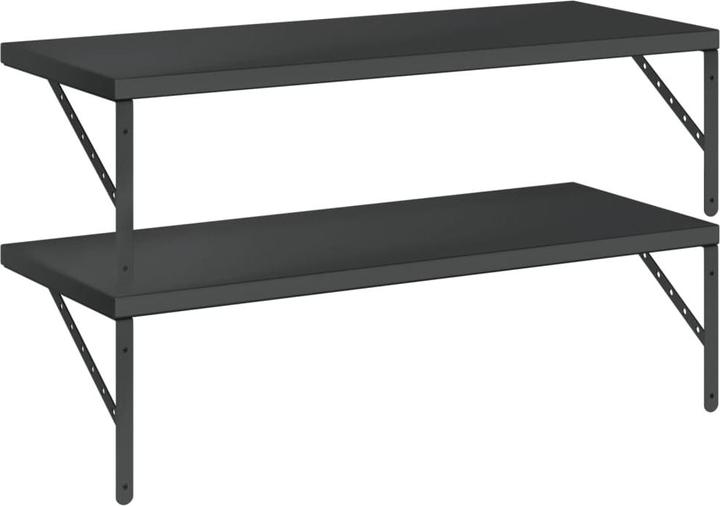 Produktbild VidaXL Wandregale 2 Stk. 100 x 40 cm Edel (100 x 40 x 3 cm)