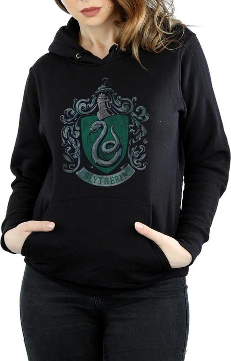 Actual product image Womens/Ladies Slytherin Cotton Hoodie (L)