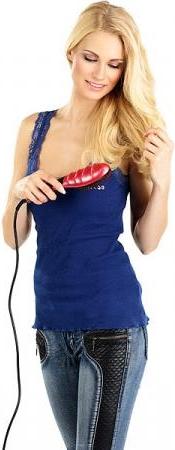 Actual product image Sichler Electric ceramic smoothing brush, ionic technology, 4 temperature settings