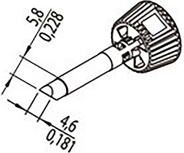 Image du produit Panne à souder DUR, 4.6 mm (Panne de soudure)