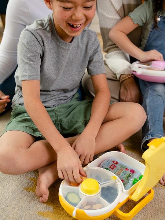 Immagine prodotto GöBe Portapranzo girevole per bambini, Honey Yellow