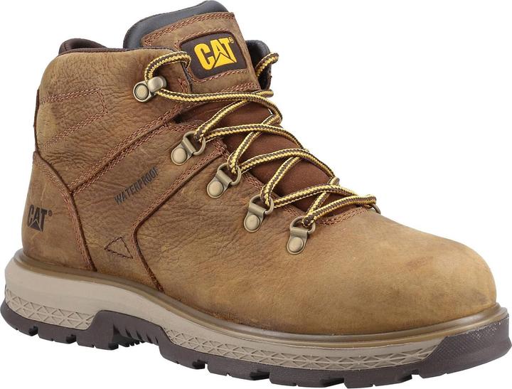 Actual product image Cat Mens Exposition Hiker Leather Safety Boots (S1, 44)