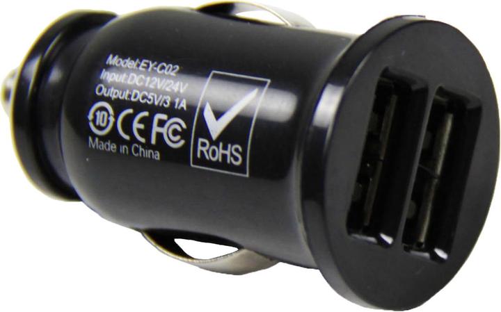 Actual product image HP Autozubehör 2 USB charging plugs