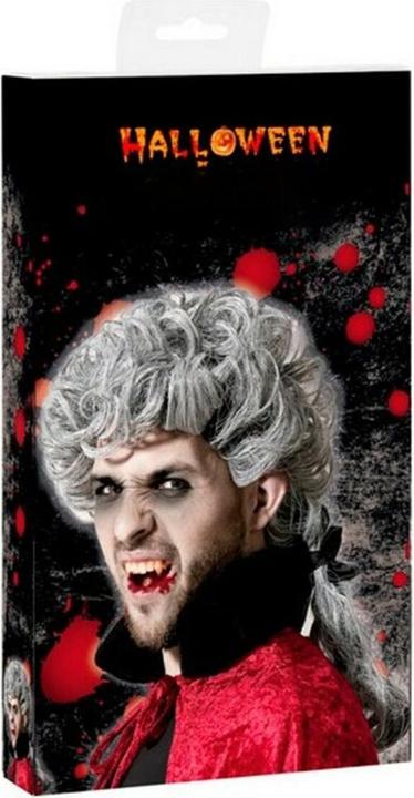 BigBuy Halloween Perücke Grau