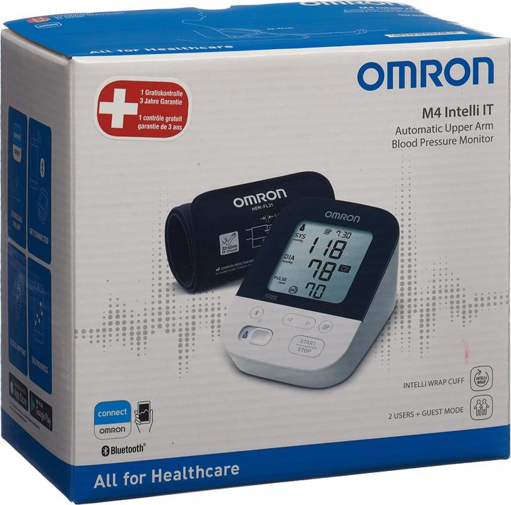 Actual product image Omron M4 Intelli IT (Blood pressure monitor upper arm)