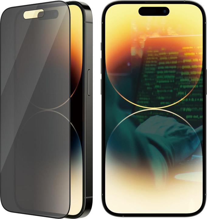 Actual product image PanzerGlass Ultra Wide Fit Privacy (1 Piece, Apple iPhone 14 Pro)