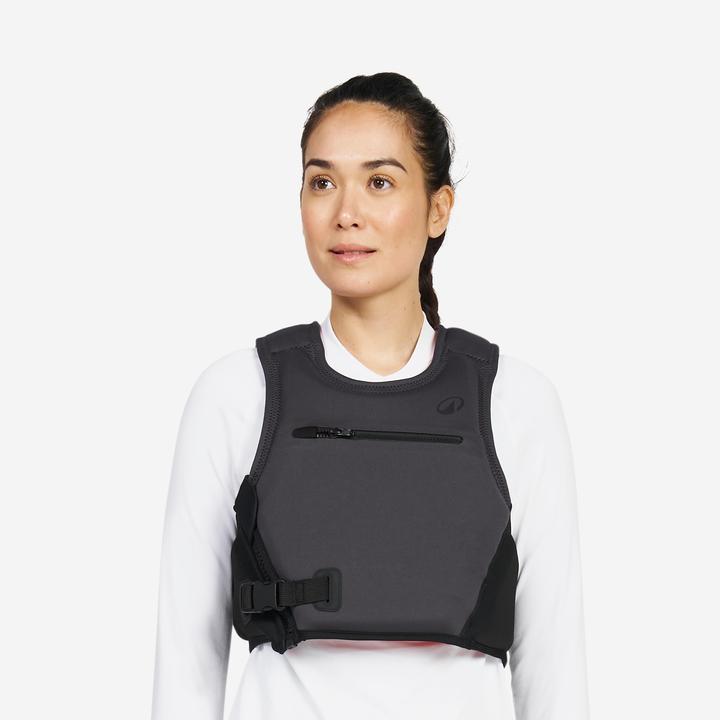 Image du produit Tribord Gilet d'impact et d'aide à la flottabilité 50N court - 500 noir (XL)
