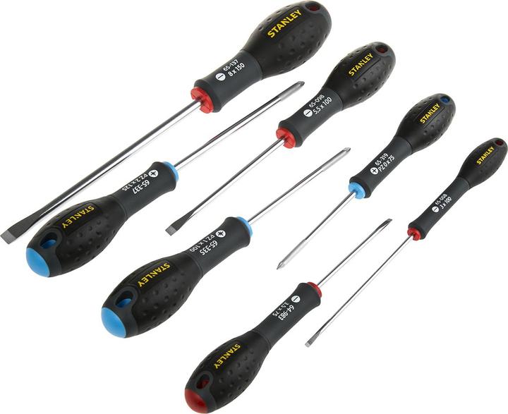 Actual product image Stanley FatMax 7-piece set (slotted/Phillips/Pozidriv®) (Slotted screws, Pozidriv cross recess (PZ), Phillipps cross recess (PH))