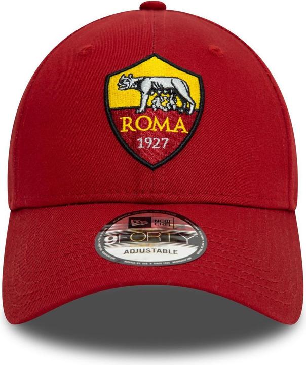 Actual product image New Era 9Forty Strapback Cap - AS Roma red