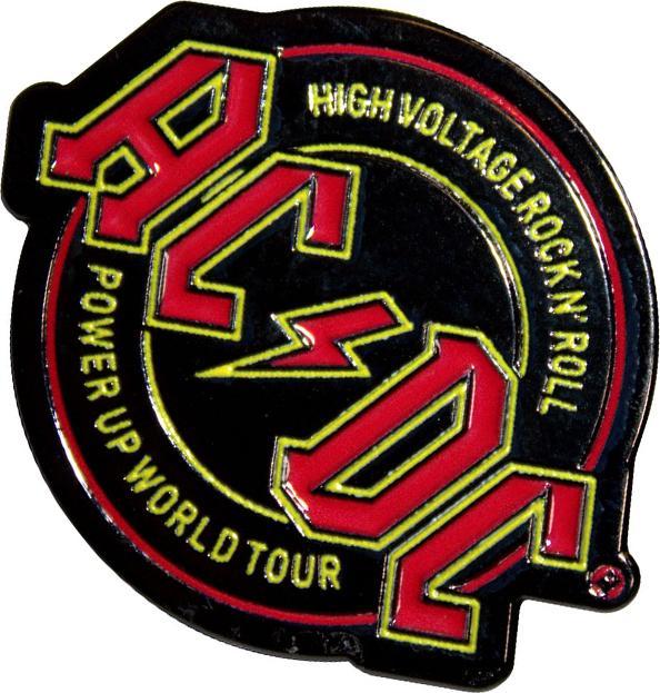 Produktbild AC/DC Abzeichen High Voltage Rock N Roll PWRUP Metall