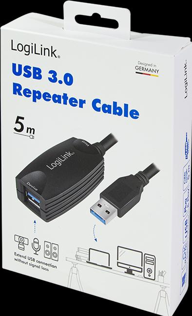 Actual product image LogiLink USB A - A (5 m, USB 3.2 Gen 1)