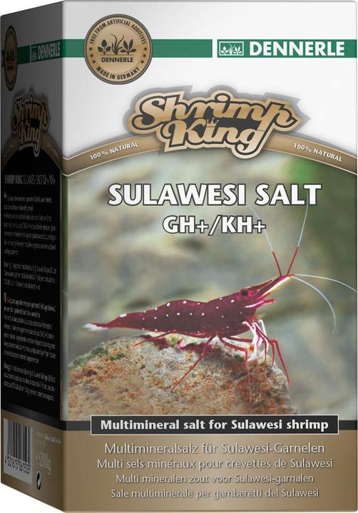 Produktbild Dennerle Ergänzungsfutter Shrimp King Sulawesi Salt, 200 g (Garnelen, 832 ml)
