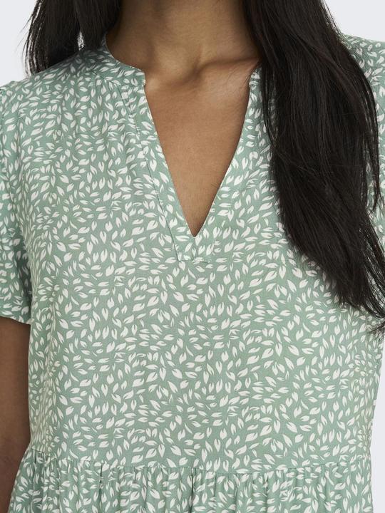 Actual product image Only V-neck dress with short sleeves (XL)