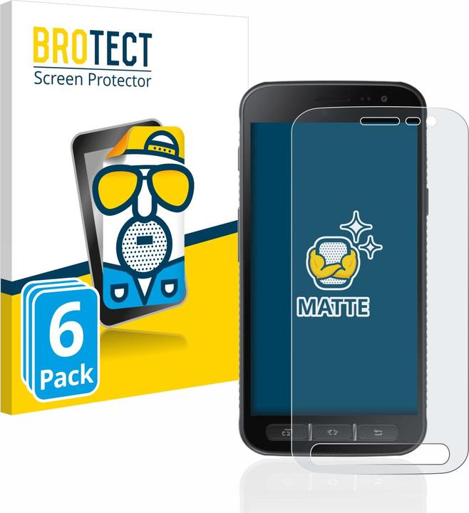 Produktbild BROTECT Entspiegelungs-Schutzfolie Displayschutz Matt (6 Stück, Samsung Galaxy Xcover 4s)