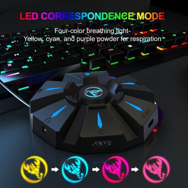 Actual product image MU Classic RJTONE Mouse and Keyboard Converter for PS4 / PS3 / Xbox One / Xbox 360 / Switch (Xbox One S, Switch, PS4, PS3, Xbox 360)