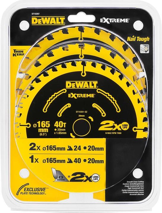 Produktbild DeWalt Kreissägeblatt-Set DT10397