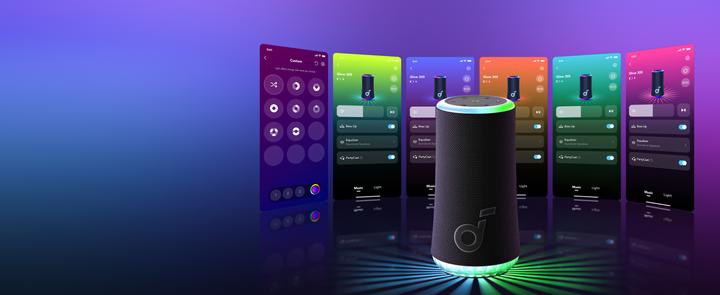 Actual product image soundcore Glow (18 h, Rechargeable battery operated, USB power delivery)