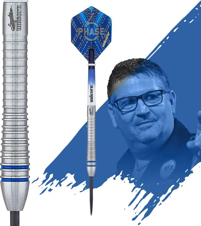 Immagine prodotto Unicorn Dardo di pietra Campione del Mondo Unicorno Gary Anderson Fase 6, 22g (22 g)