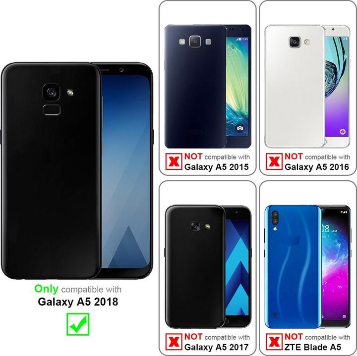 Produktbild Cadorabo Handykette für Samsung Galaxy A5 2018 Necklace Hülle mit verstellbarem Kordelband
