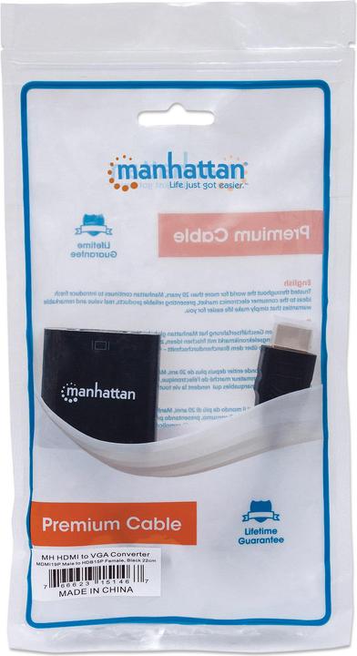Actual product image Manhattan HDMI to VGA (Multi-monitor)