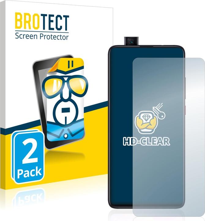 Produktbild BROTECT Schutzfolie Displayschutz Klar (2 Stück, Xiaomi Mi 9T Pro)