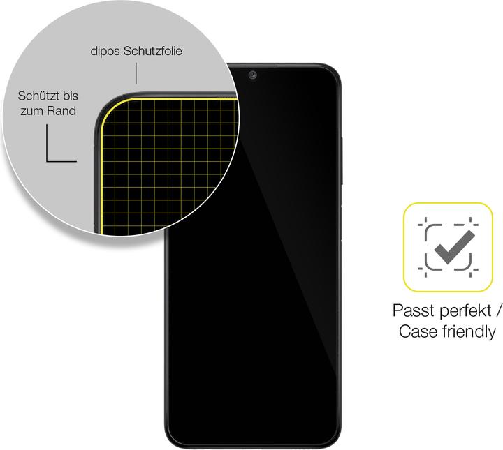 Image du produit Dipos Film de Protection d’écran Full-Cover 3D (2 pièce(s), Samsung Galaxy A04S)