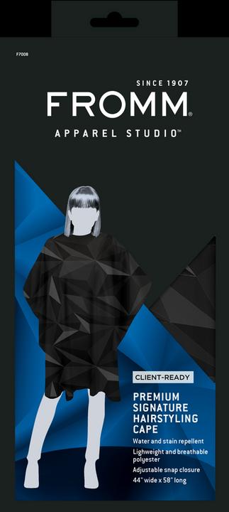 Image du produit Fromm Cape de teinture Triangle noir/gris 147 x 111 cm